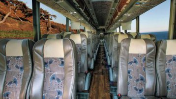 Bus spacious interior